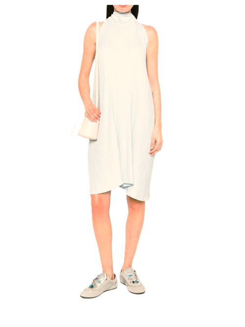 Gongdid Design Wavy Halter Abito corto con fiocco crema Gongdid design | GD264CREAM